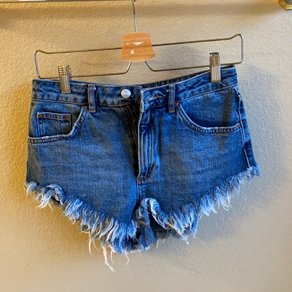 Top shop high waisted jean short